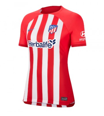 Lacne Ženy Futbalové dres Atletico Madrid 2023-24 Krátky Rukáv - Domáci